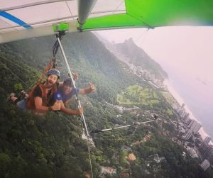 Steven hang gliding