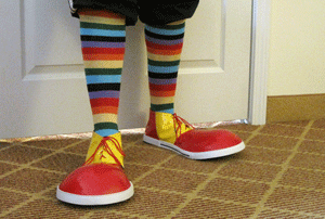 clown shoes